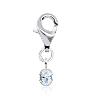 Silver Charms Bezel Gems CH-85-3x4